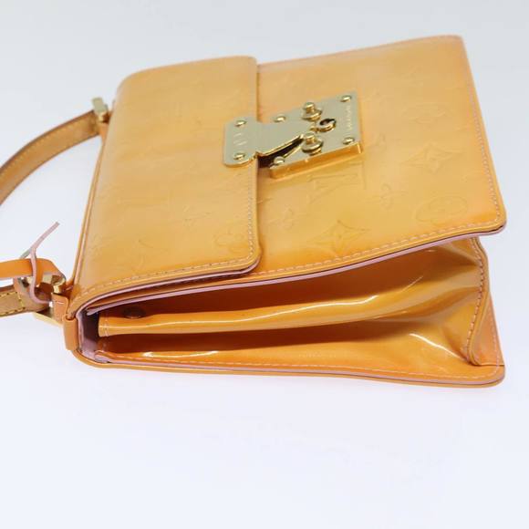 LOUIS VUITTON Vernis Spring Street Hand Bag Marshmallow Pink M91033 Auth 80345 - Picture 4 of 16